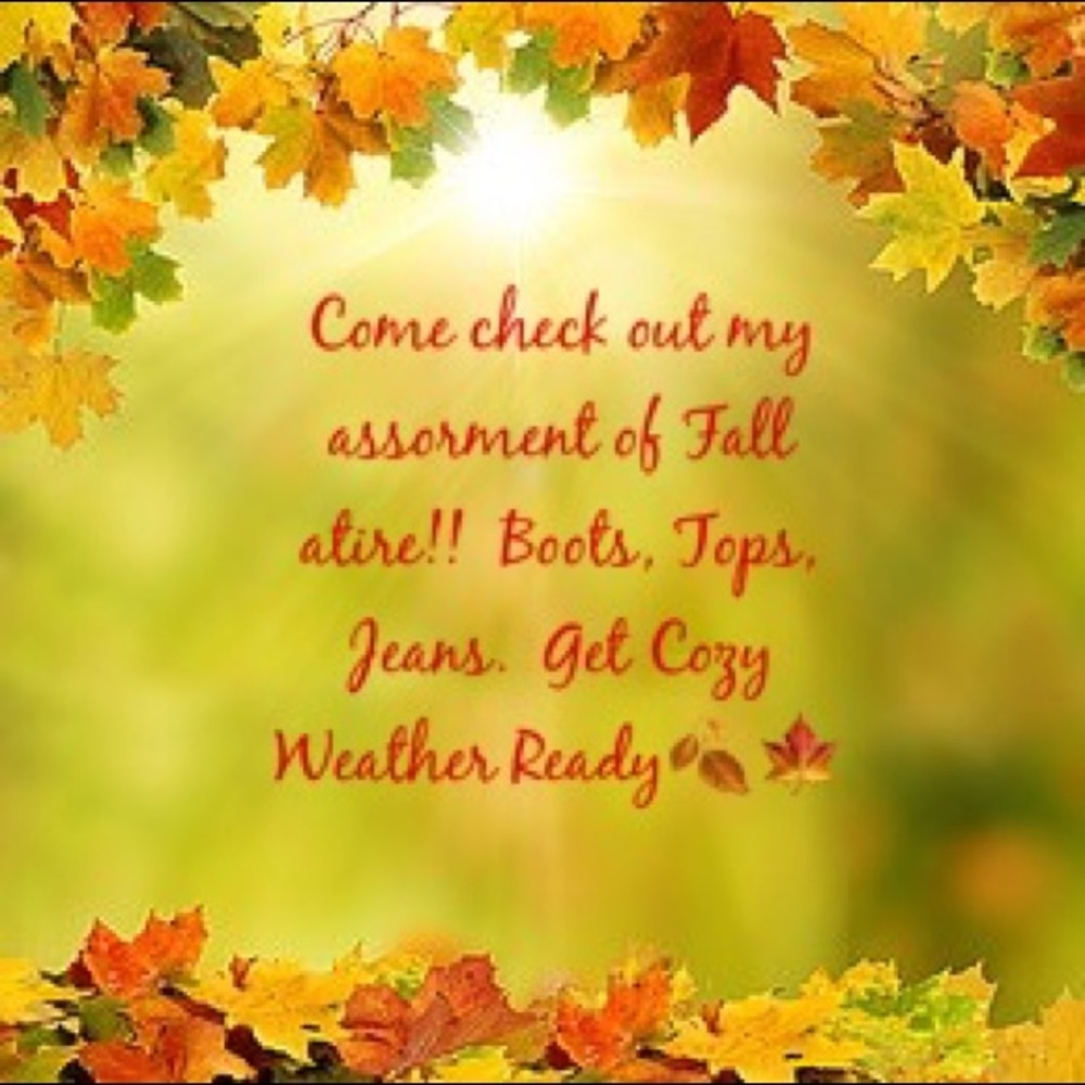 Fall into my closet for Great Deals!!🍁🍂